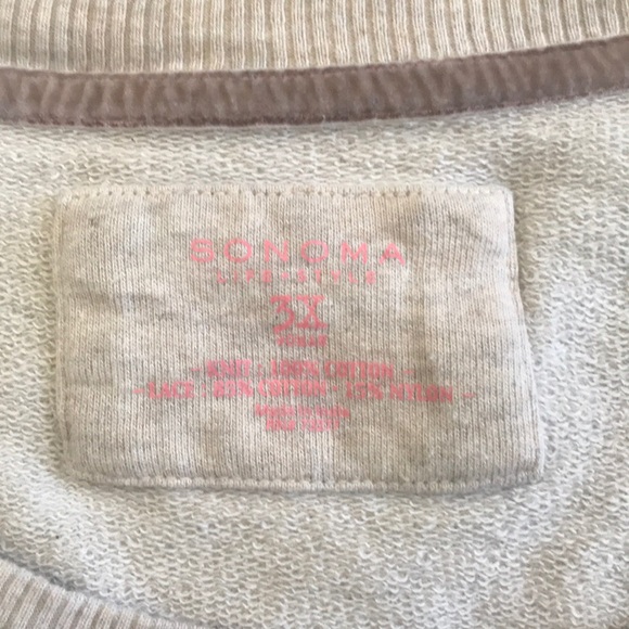 Sonoma Lace Sweatshirt - Picture 3 of 3